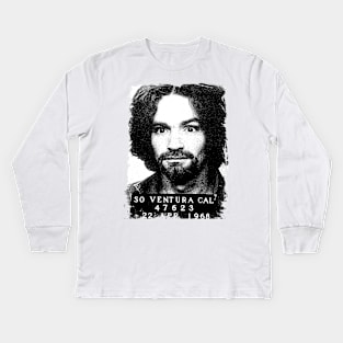 Charles//Potrait Sketch Kids Long Sleeve T-Shirt